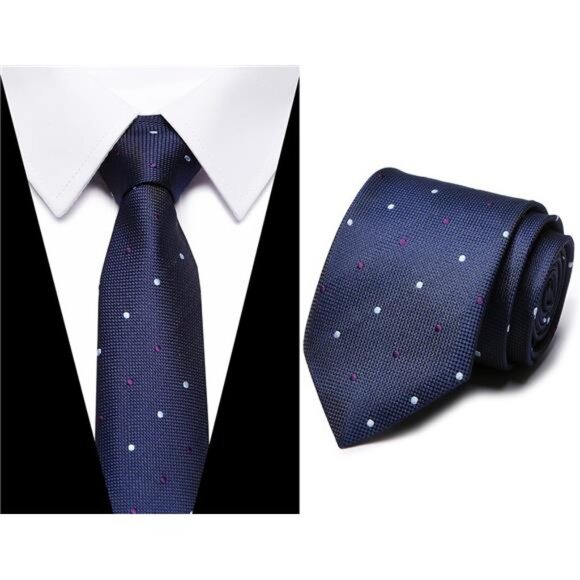 Tie For Men Necktie Woven Jacquard Neck Ties Set 6 PCS - Picture 4 of 8